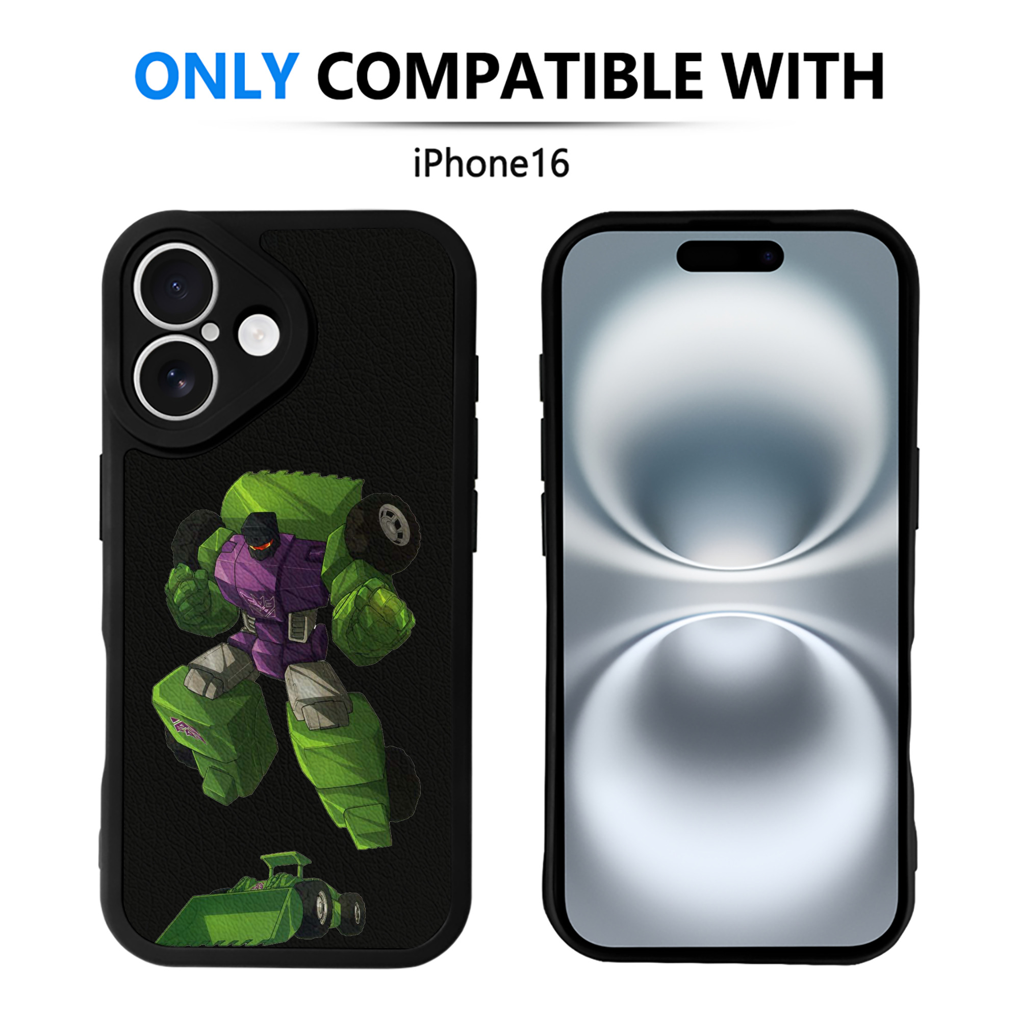 （画像用）  【iPhone 16シリーズ対応】シリコンスマホケース（レザー調） 材質：シリコン